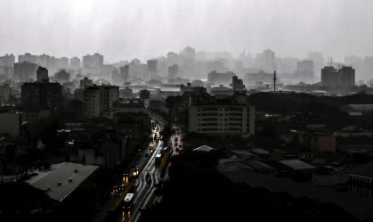 As nuvens carregadas se espalham sobre os três estados da Região Sul nesta quinta-feira (4)