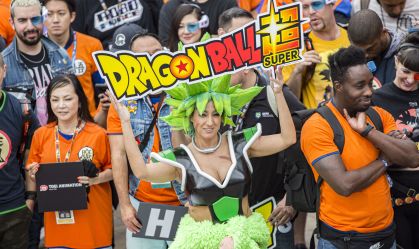 Fãs de Dragon Ball durante evento nos Estados Unidos