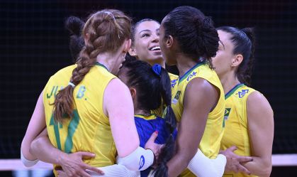 Brazil v Japan - Womens Volleyball Nations League Quarter Finals