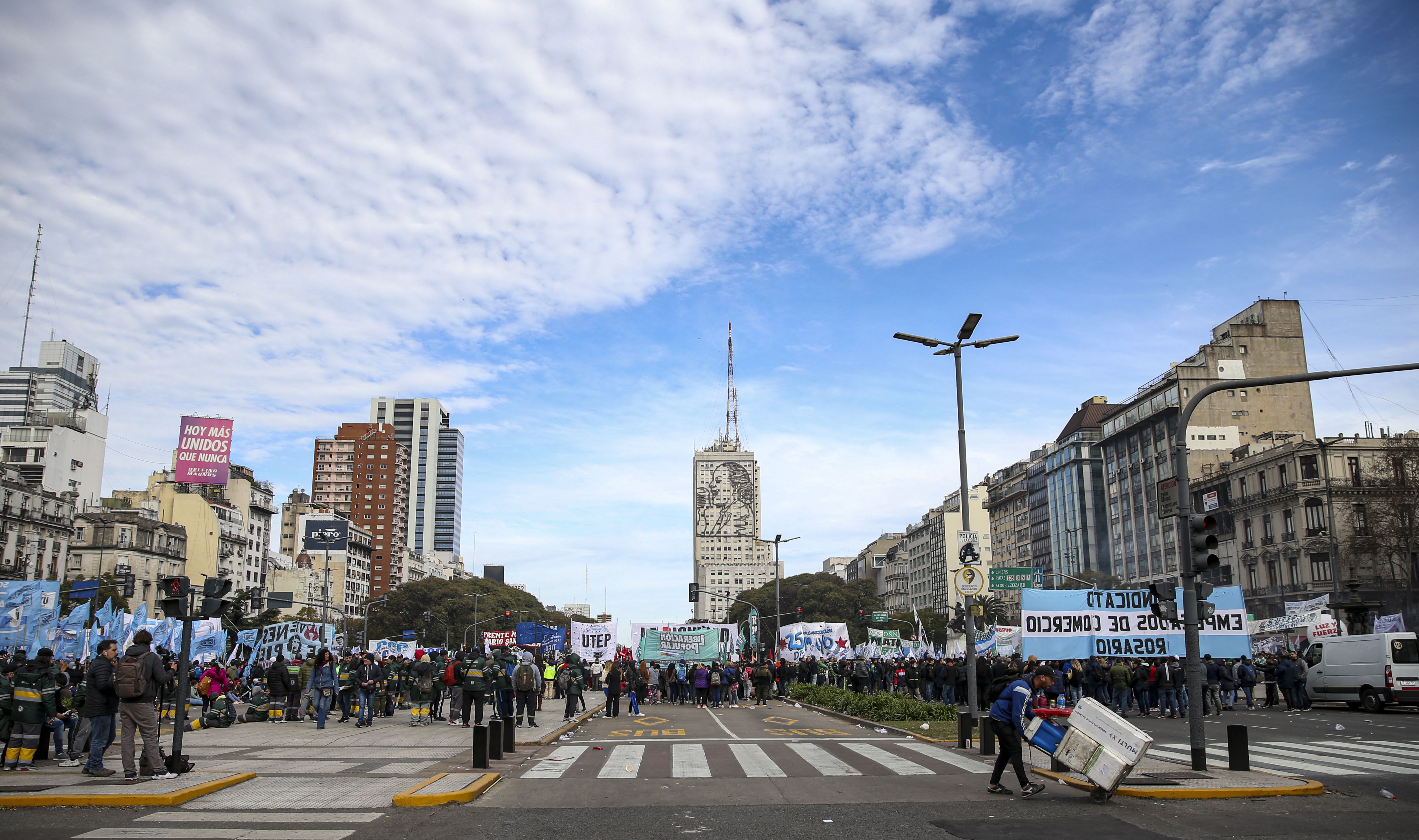 Demonstration against the cost of living in Argentina