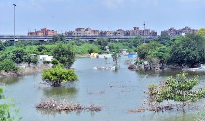 Yamuna River Crosses Warning Level Again In Delhi