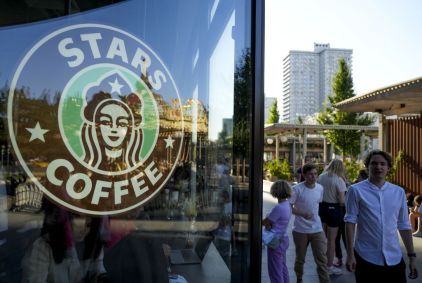 Antigas cafeterias Starbucks reabriram como Stars Coffee em Moscou, Rússia, em 18 de agosto de 2022