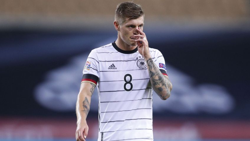Toni Kroos no jogo Alemanha e Espanha, pela Liga das Nações / Photo by Fran Santiago/Getty Images