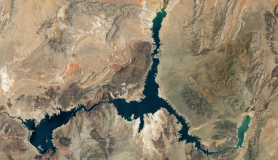Lago Mead em julho de 2022