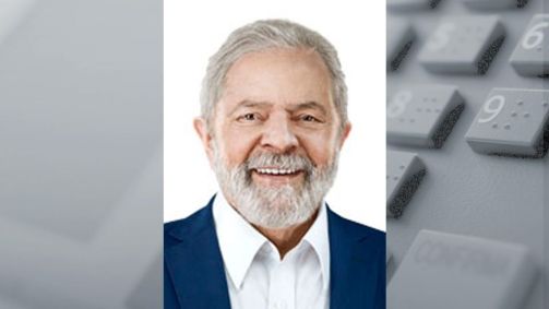 O candidato à Presidência, Luiz Inácio Lula da Silva (PT).