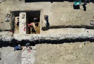 Descobertas raras ajudam a entender como era templo romano de 2.000 anos
