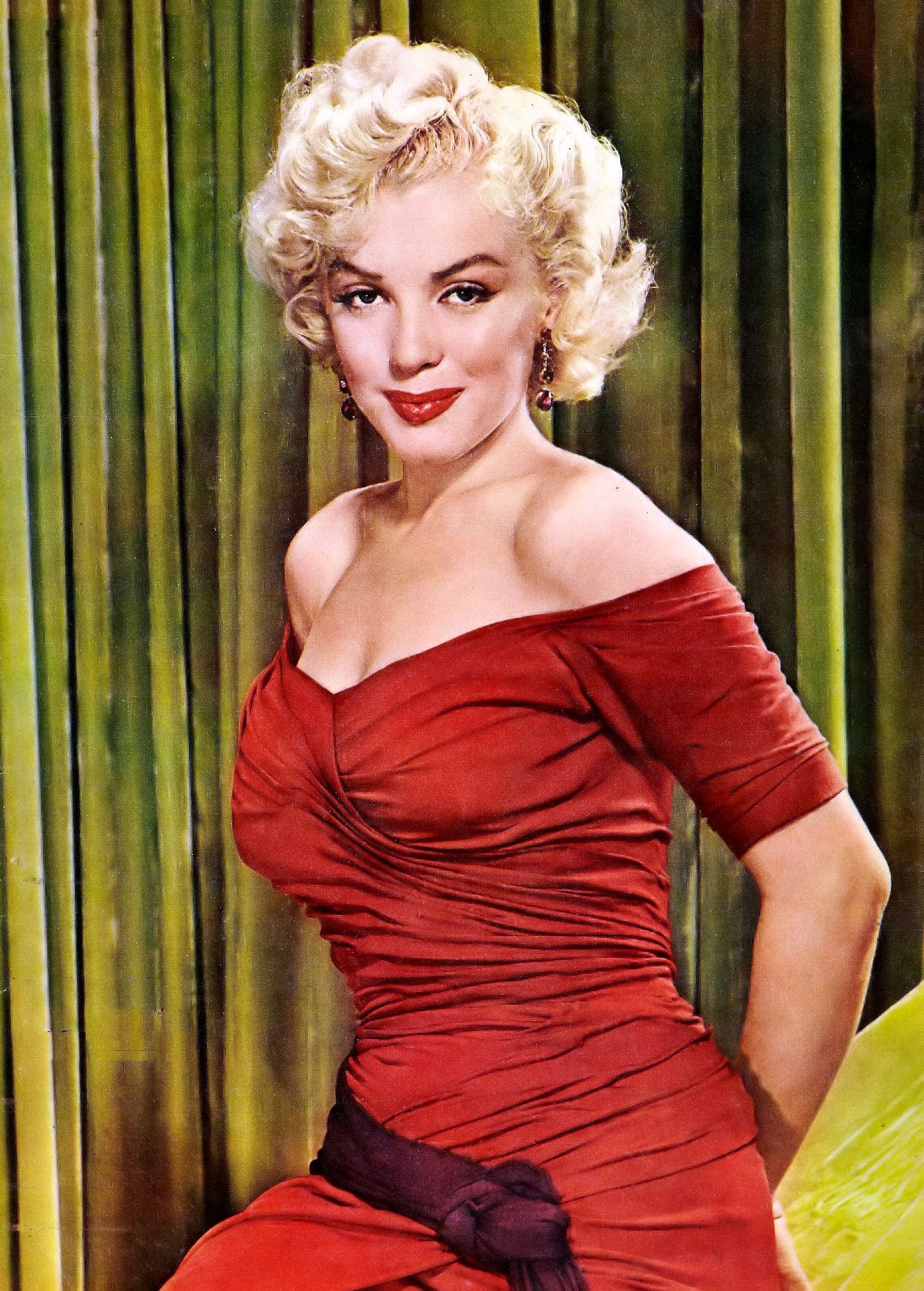 Marilyn Monroe começou a clarear os cabelos nos anos 1940 e tornou sua marca registrada/ Wikimedia Commons
