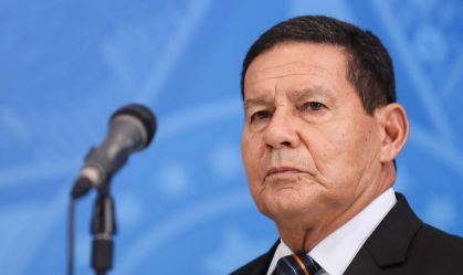 O vice-presidente Hamilton Mourão