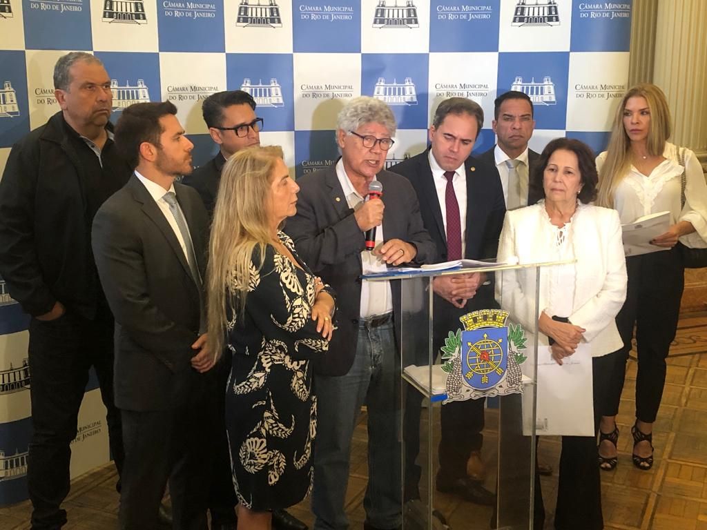 Chico Alencar (PSOL), relator no processo de cassação de Gabriel Monteiro, concede entrevista coletiva nesta terça-feira (2) / Pedro Doria/CNN Brasil