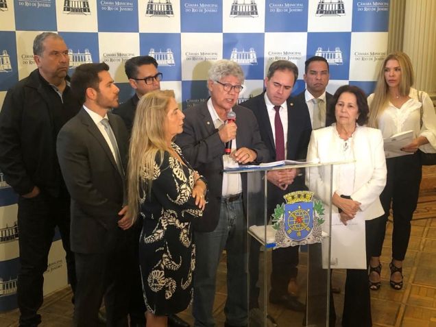 Chico Alencar (PSOL), relator no processo de cassação de Gabriel Monteiro, concede entrevista coletiva nesta terça-feira (2) / Pedro Doria/CNN Brasil