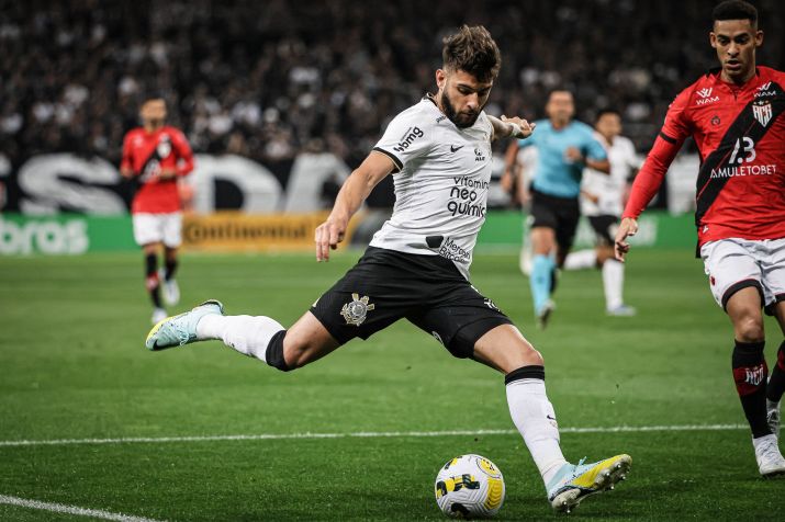 Yuri Alberto durante a partida de volta entre Corinthians e Atlético Goianiense / ANDRÉ PERA/PERA PHOTO PRESS/ESTADÃO CONTEÚDO