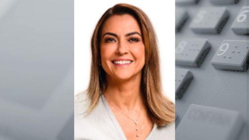 A candidata Soraya Thronicke (União)