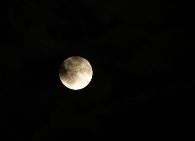 Superlua de Esturjão é vista de Nova York, nos Estados Unidos, nesta quinta-feira (11)