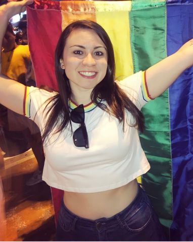 A jornalista Larissa Pansani / Arquivo pessoal