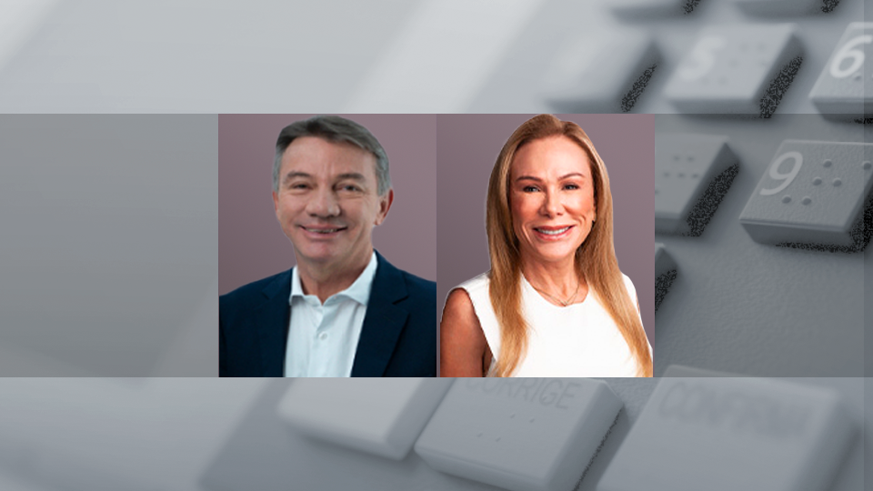 Antonio Denarium (PP) e Teresa Surita (MDB), candidatos ao governo de Roraima