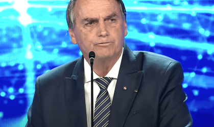 Jair Bolsonaro participa do debate na Band