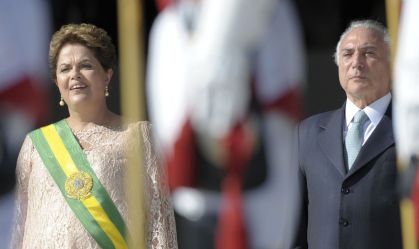 Os ex-presidentes Dilma Rousseff (PT) e Michel Temer (MDB)