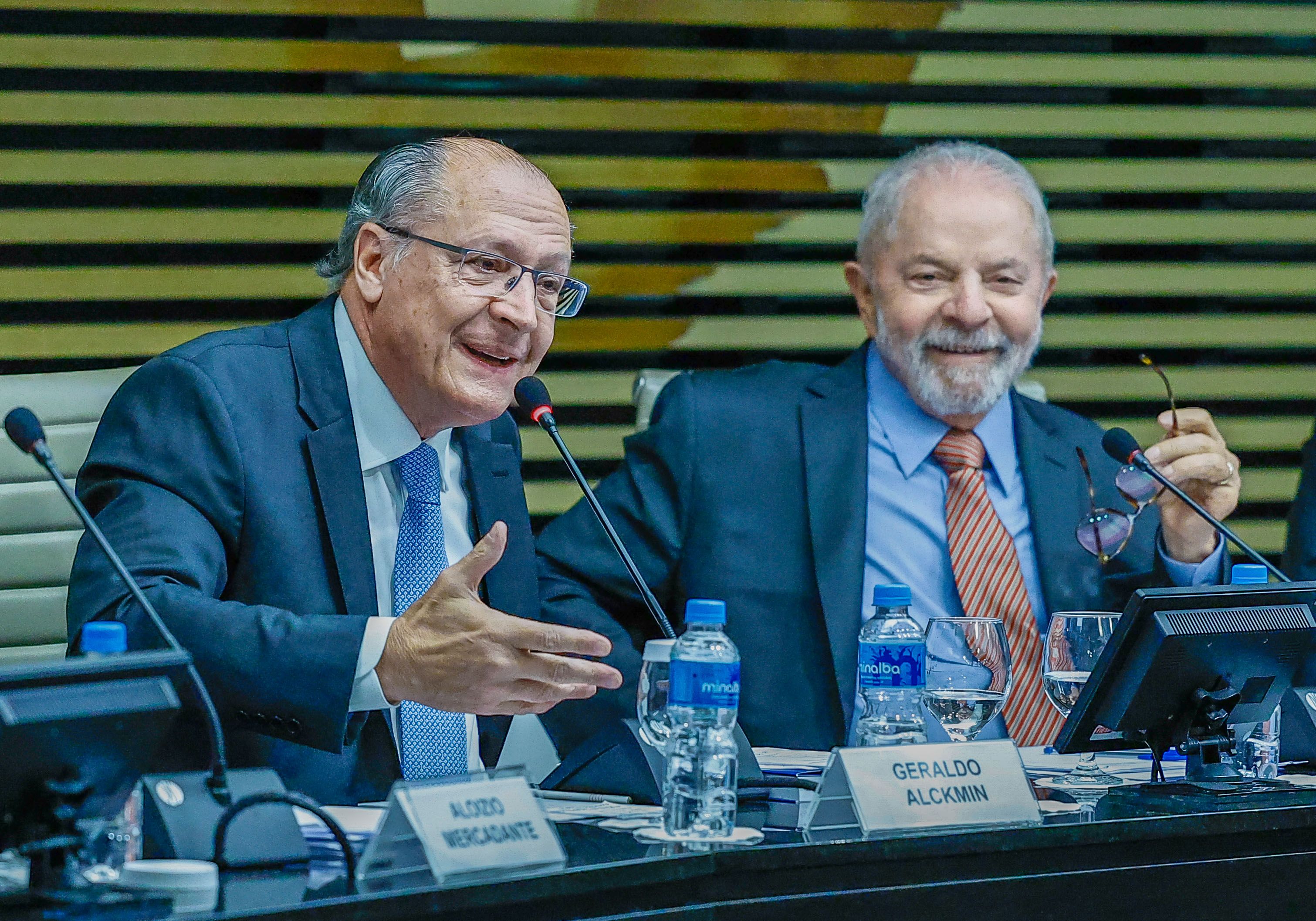 Luiz Inácio Lula da Silva e Geraldo Alckmin