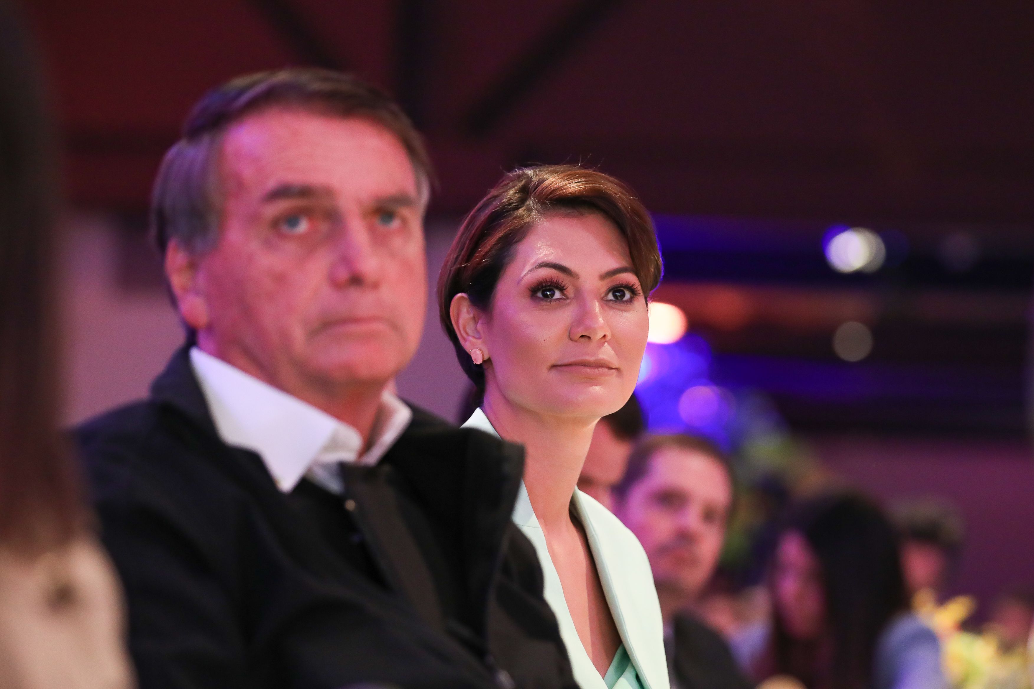 Jair Bolsonaro e Michelle Bolsonaro