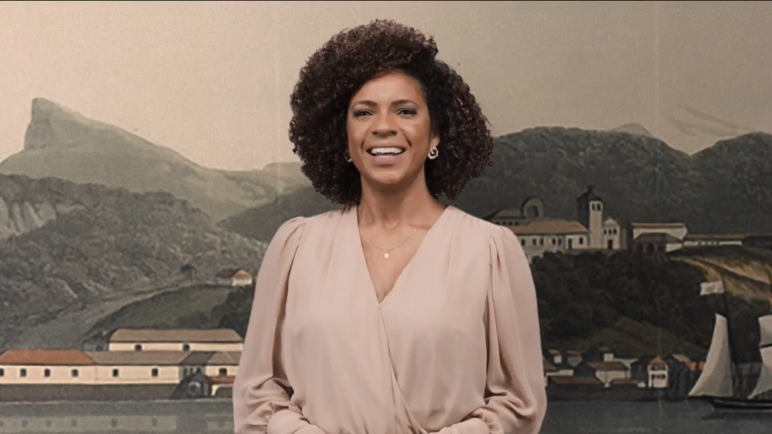 Luciana Barreto na série CNN 200+, que marca o Bicentenário de Independência do País / CNN Brasil
