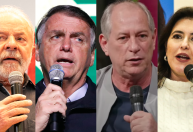 A uma semana da eleição, Lula faz comício no Rio; Bolsonaro passeia de moto em Brasília