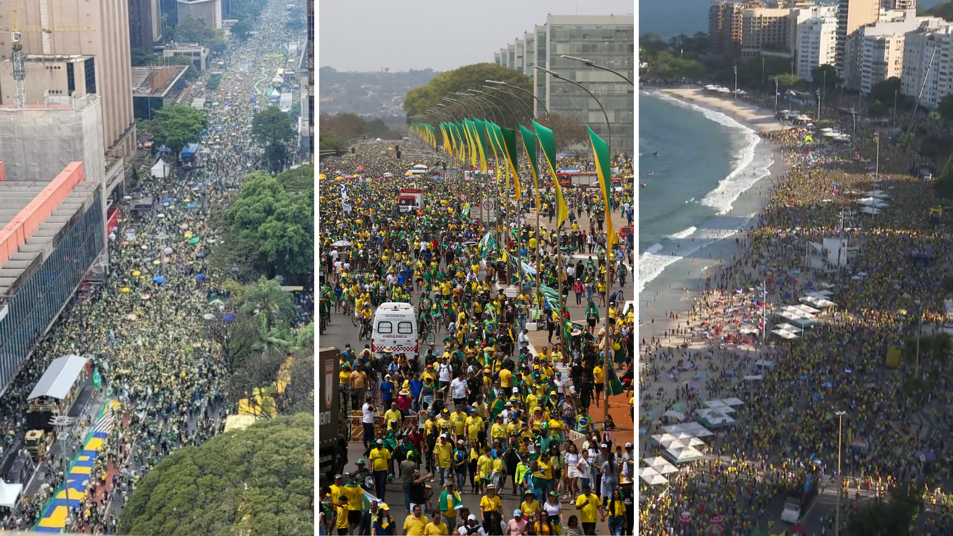 Manifestações do 7 de Setembro de 2022 em São Paulo, Brasília e Rio de Janeiro