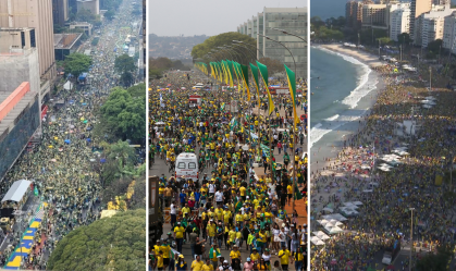7 de Setembro é marcado por multidões pró-Bolsonaro em Brasília, Rio e São Paulo