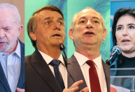 Dia dos candidatos: Lula em comício em MG, e Bolsonaro em seminário sobre 5G