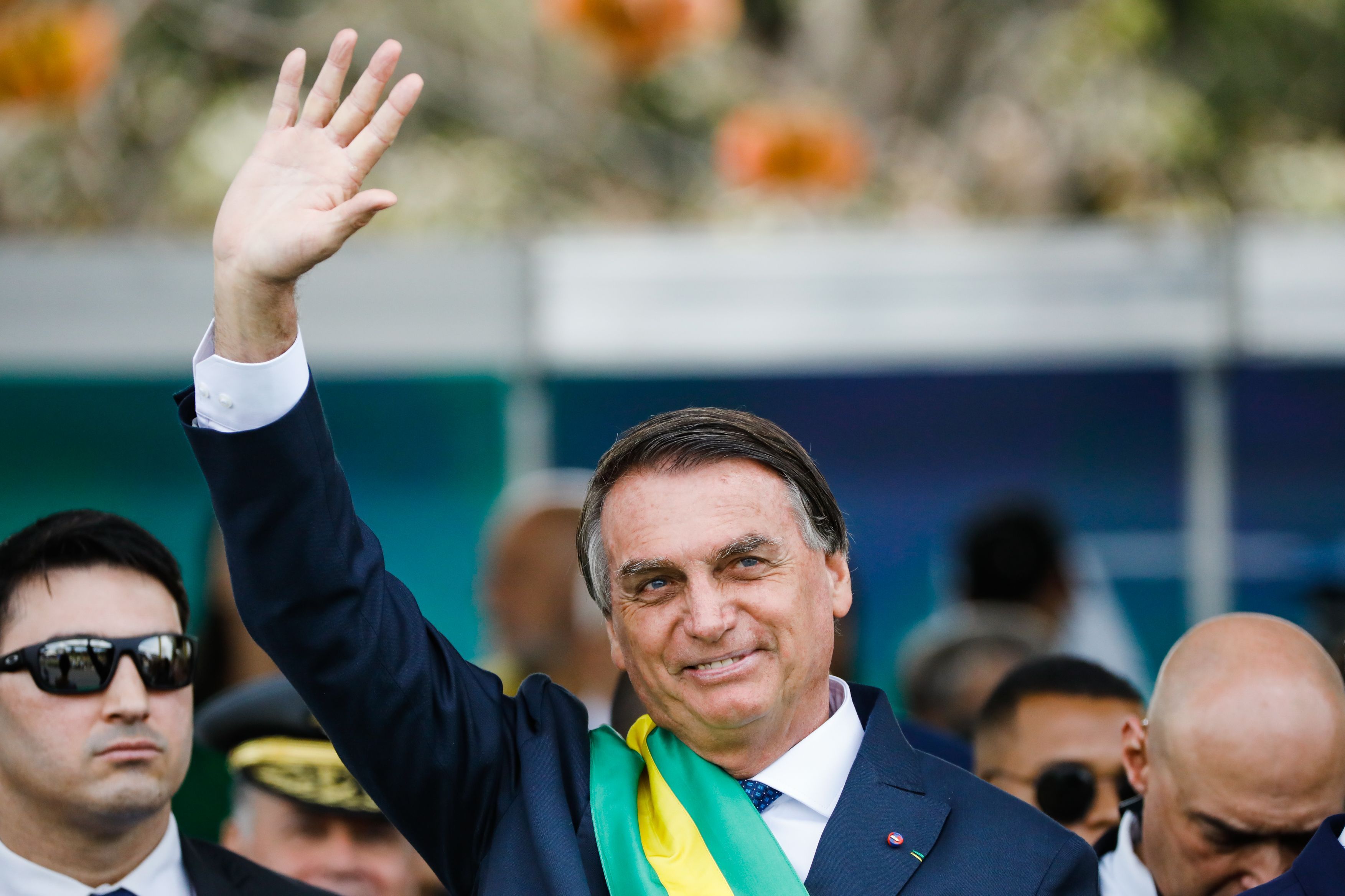 Presidente Jair Bolsonaro (PL) durante ato do 7 de Setembro de 2022 em Brasília