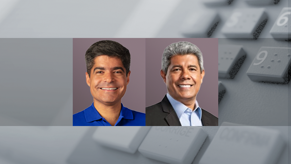 ACM Neto (União Brasil) e Jerônimo Rodrigues (PT), candidatos ao governo da Bahia