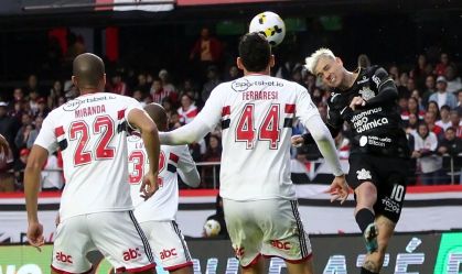 Partida entre pelo São Paulo e Corinthians Campeonato Brasileiro