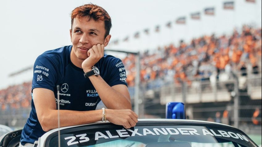 Alexander Albon, piloto de Fórmula 1 pela Williams Racing / Reprodução/Twitter @alex_albon