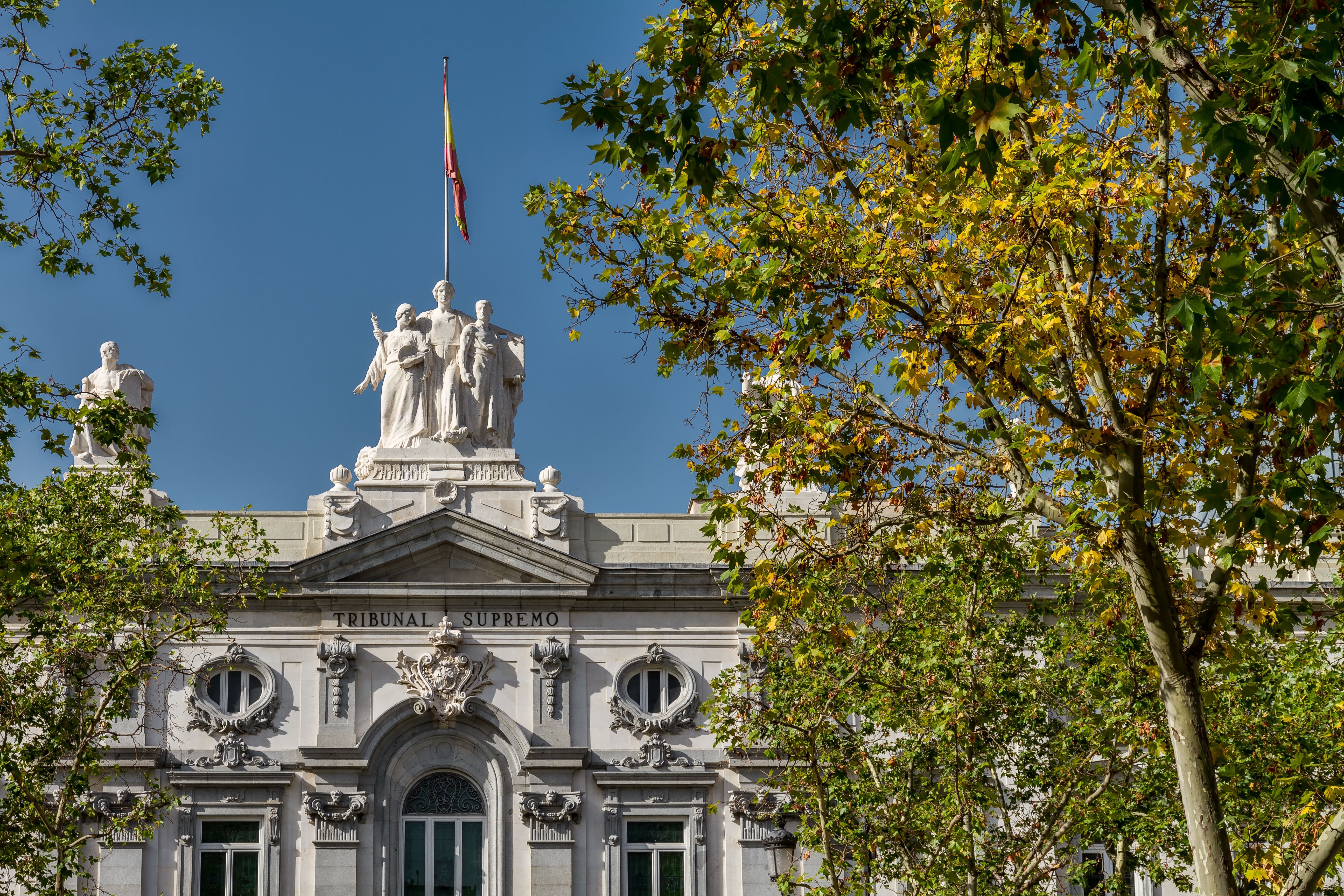Fachada do Supremo Tribunal de Espanha
