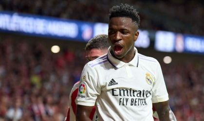 Atlético de Madrid condena racismo de sua torcida contra Vini Jr: "Inadmissível"