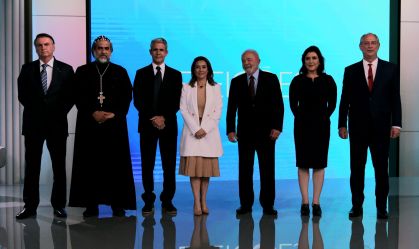 COLETIVA DOS CANDIDATOS Á  PRESIDÊNCIA DA REPUBLICA APÓS O ULTIMO DEBATE DOS CANDIDATOS  NESTA QUINTA-FEIRA(29).