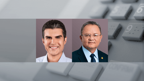 Helber Barbalho (MDB) e Zequinha Marinho (PL)