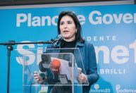 Na reta final, Simone Tebet tenta evitar voto útil com viagens a Sul e Sudeste