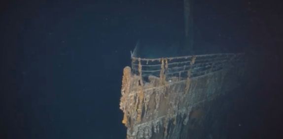 Expedição compartilha filmagem 8K do Titanic