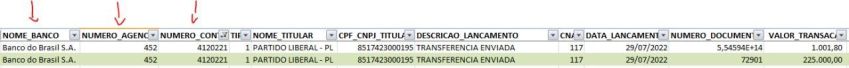 Documentos mostram que o PL pagou instituto com recursos do partido / Reprodução