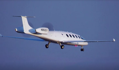 Alice, primeiro avião comercial elétrico, decola em Washington