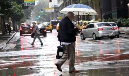 Chuva e frente fria: veja a previsão do tempo para o fim de semana