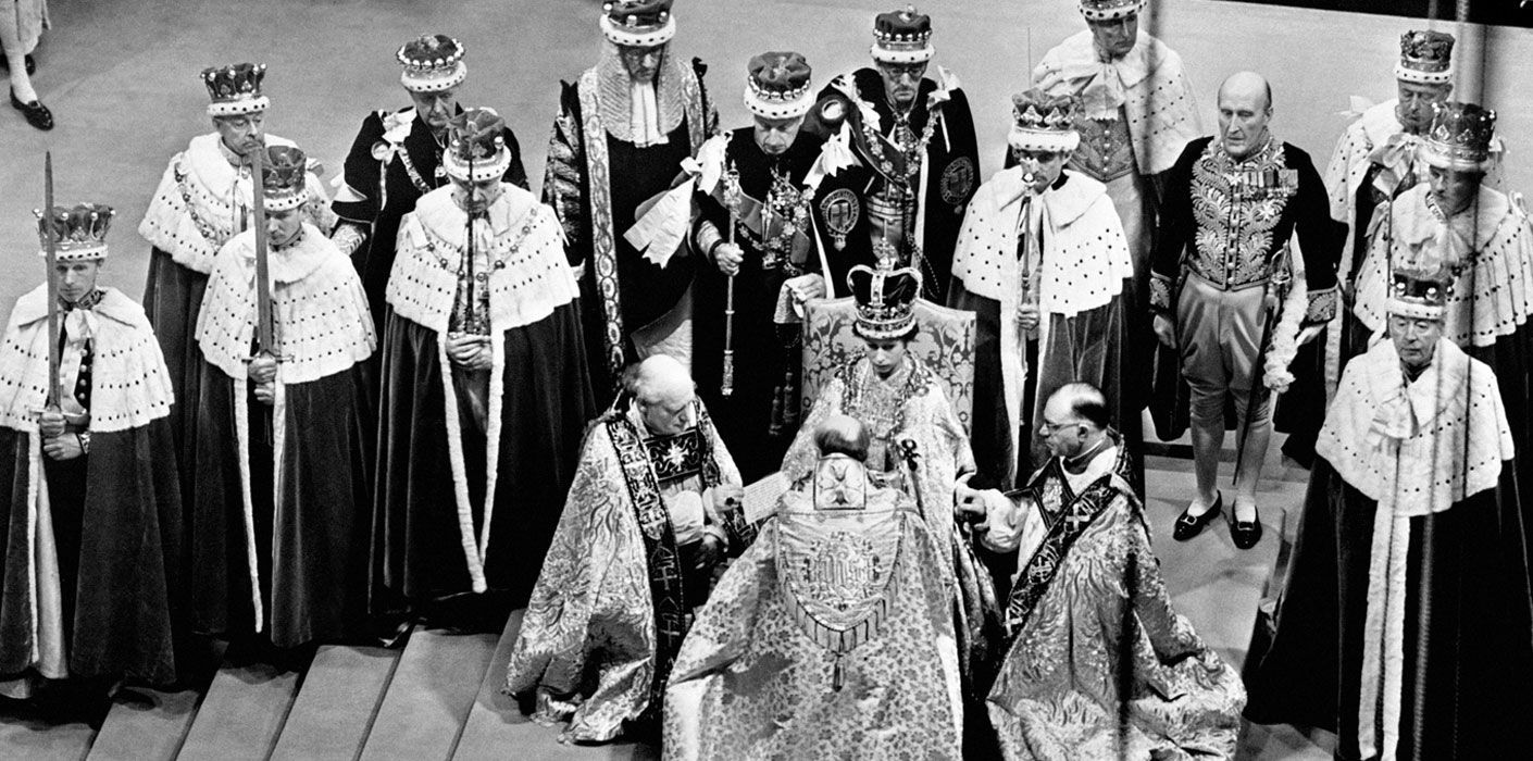 Coroação da rainha Elizabeth II, em 1953 / Site oficial da realeza britânica