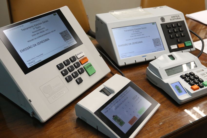 Urnas eletrônicas brasileiras. / Tânia Rêgo/Agência Brasil