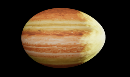 Conheça o WASP-12b, exoplaneta a cerca de 1.200 anos-luz com formato oval