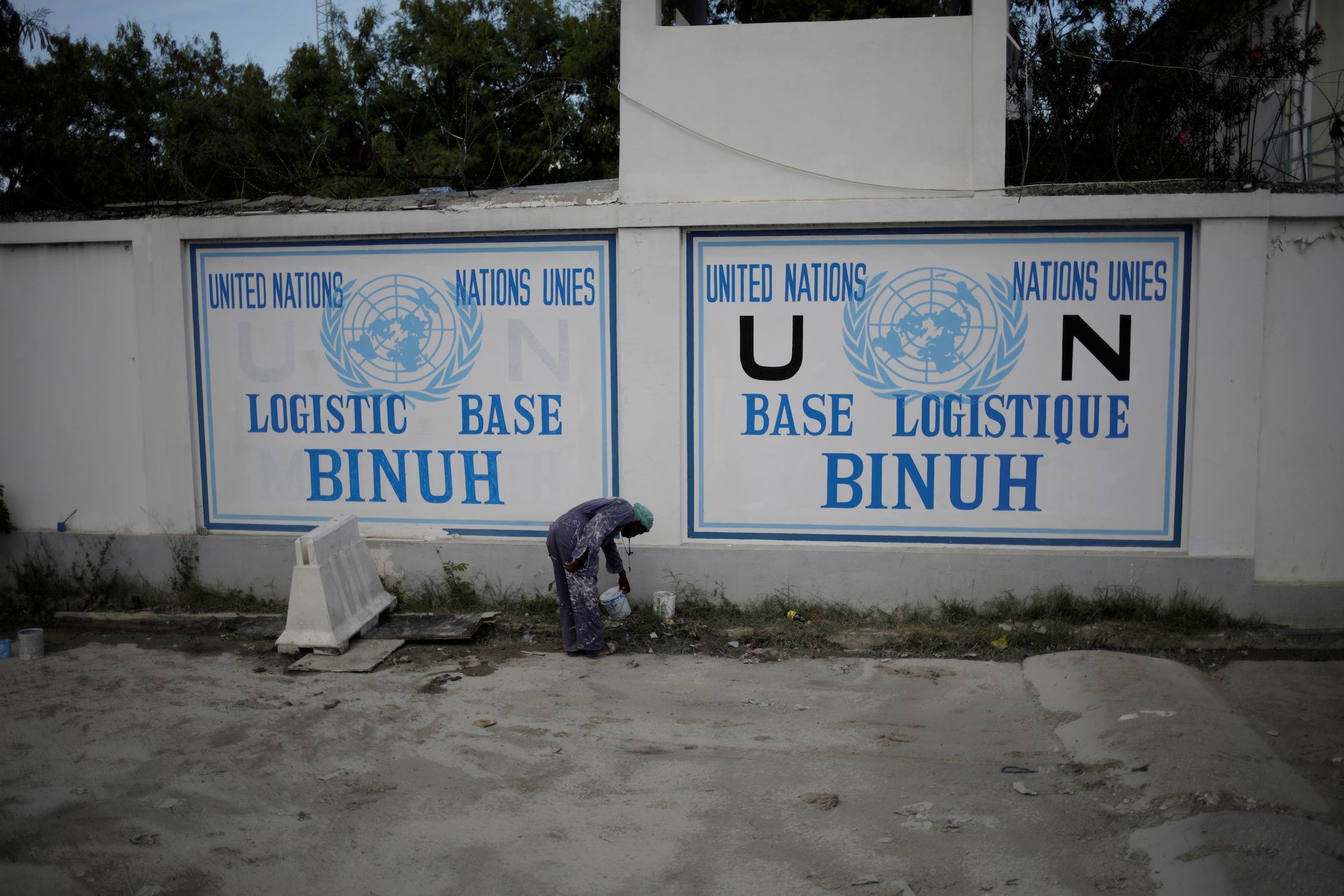 Base da ONU em Porto Príncipe, capital do Haiti
