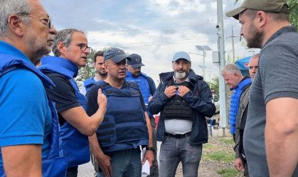 Missão da agência da ONU chega à usina nuclear de Zaporizhzhia, na Ucrânia