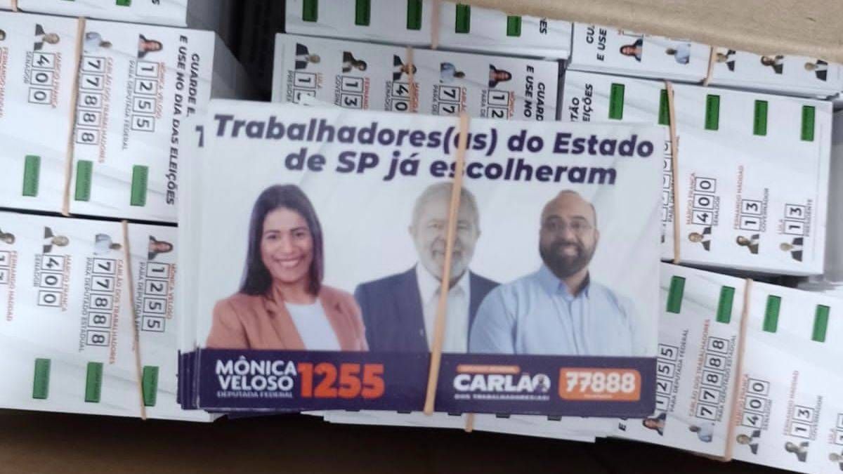 O PDT deve investigar a elaboração de um santinho de uma candidata da legenda ao lado da imagem do ex-presidente Luiz Inácio Lula da Silva