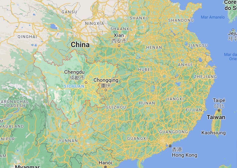 Terremoto atingiu a província chinesa de Sichuan