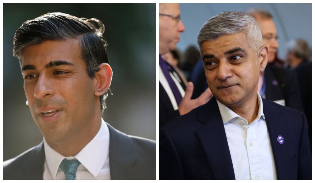 Rishi Sunak, escolhido o próximo primeiro-ministro do Reino Unido; Sadiq Khan, prefeito de Londres