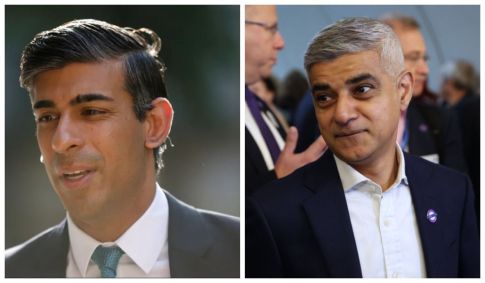 Rishi Sunak, escolhido o próximo primeiro-ministro do Reino Unido; Sadiq Khan, prefeito de Londres